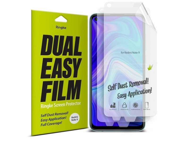 I 2x Folia hydrożelowa Ringke Dual easy film do Xiaomi Redmi Note 9 #42347-uniw