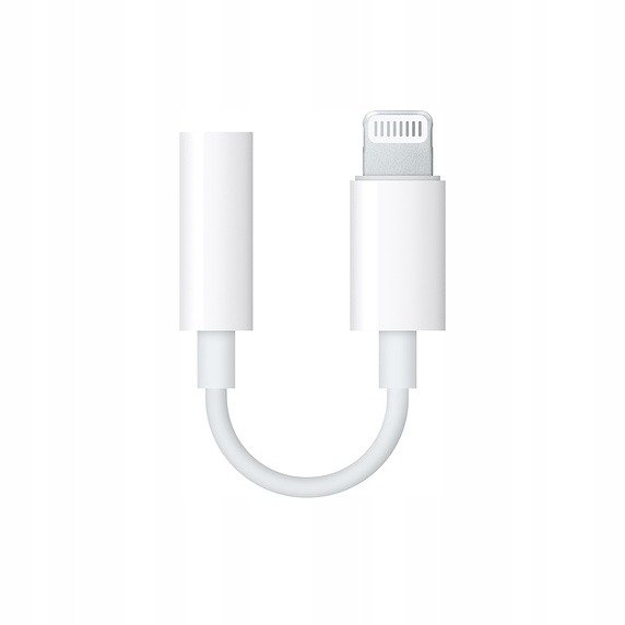 I Adapter do Apple Lightning na 3,5mm minijack MMX62ZM/A biały #59714-uniw