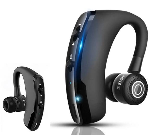I Zestaw Słuchawkowy Słuchawka Bluetooth Stereo Headset v9 czarna #70237-uniw