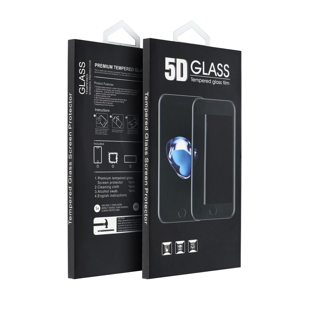 I 5D Full Glue Tempered Glass - do Samsung Galaxy A22 4G czarny #445076