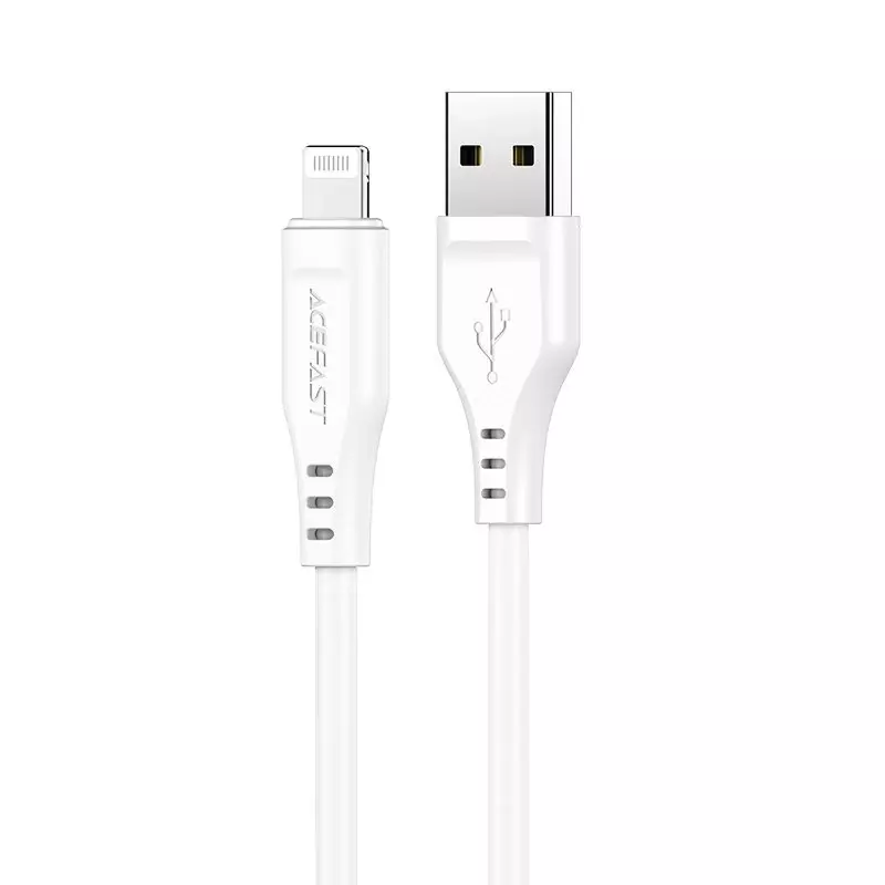 I Câble USB Acefast MFI - Lightning 1.2m, 2.4A blanc (C3-02 blanc) #56180-uniw
