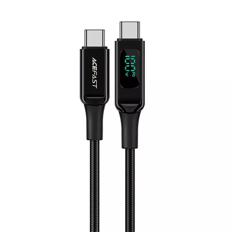 I Câble Acefast USB Type C - USB Type C 2m, 100W (20V / 5A) noir (C6-03 Noir) #56455-uniw