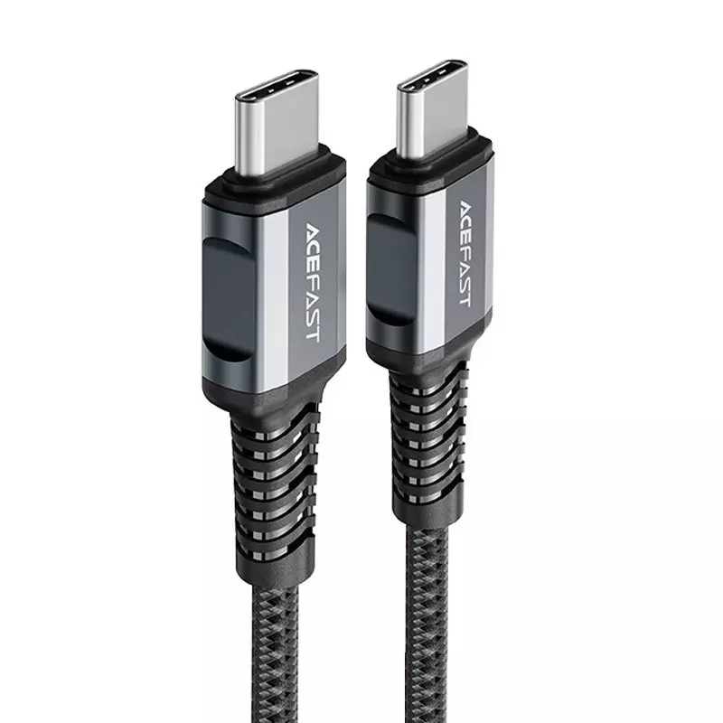 I Câble Acefast USB Type C - USB Type C 1.2m, 60W (20V / 3A) gris (C1-03 gris espace profond) #56448-uniw