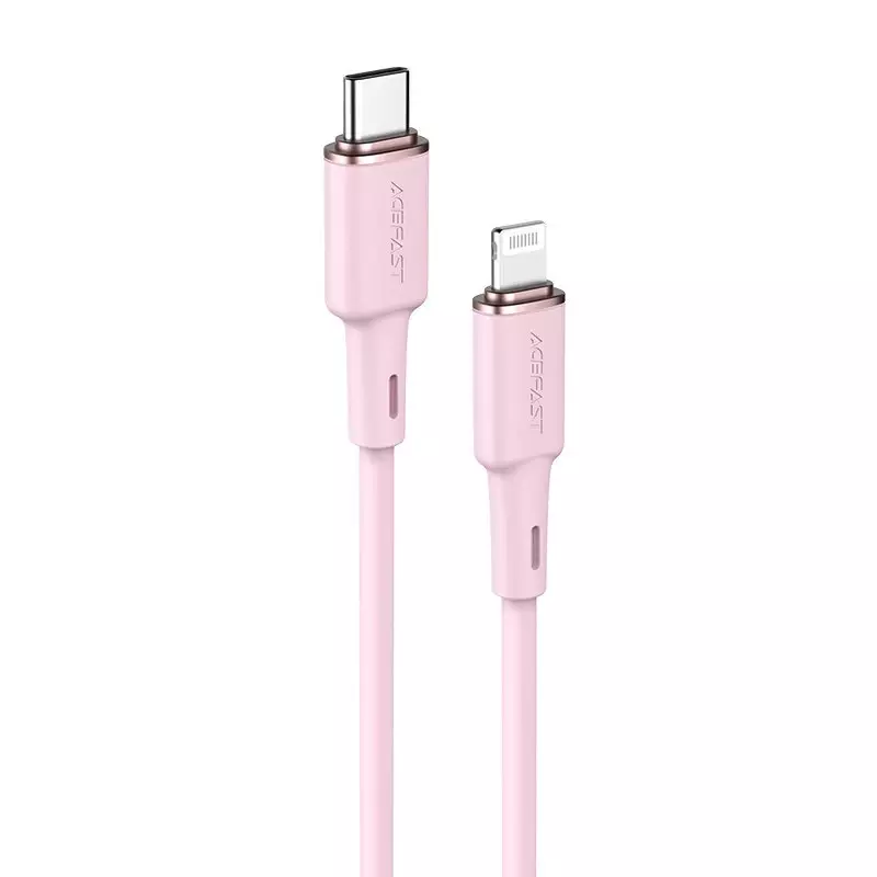 I Câble Acefast MFI USB Type C - Lightning 1.2m, 30W, 3A rose (C2-01 rose) #56334-uniw