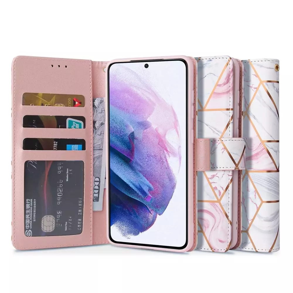 I Brieftasche galaxy s21 fe marmor #57053-uniw