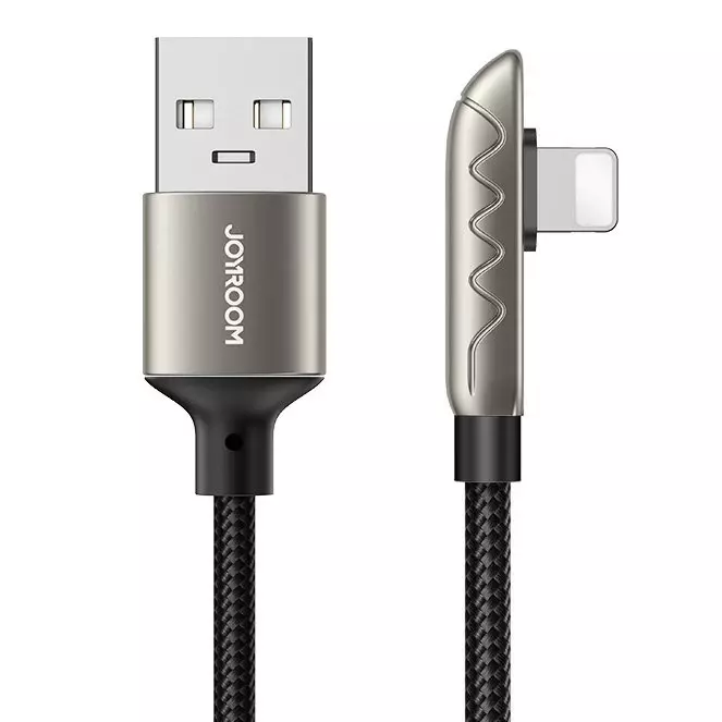 I Câble USB Joyroom - Charge Lightning / Données 2.4A 1.2m Argent (S-1230K3) #56179-uniw