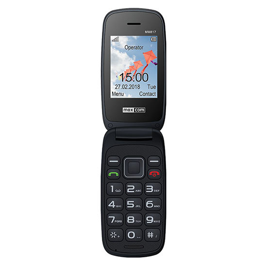 I Telefon - MAXCOM MM 817 dual sim CZARNY #TEL186