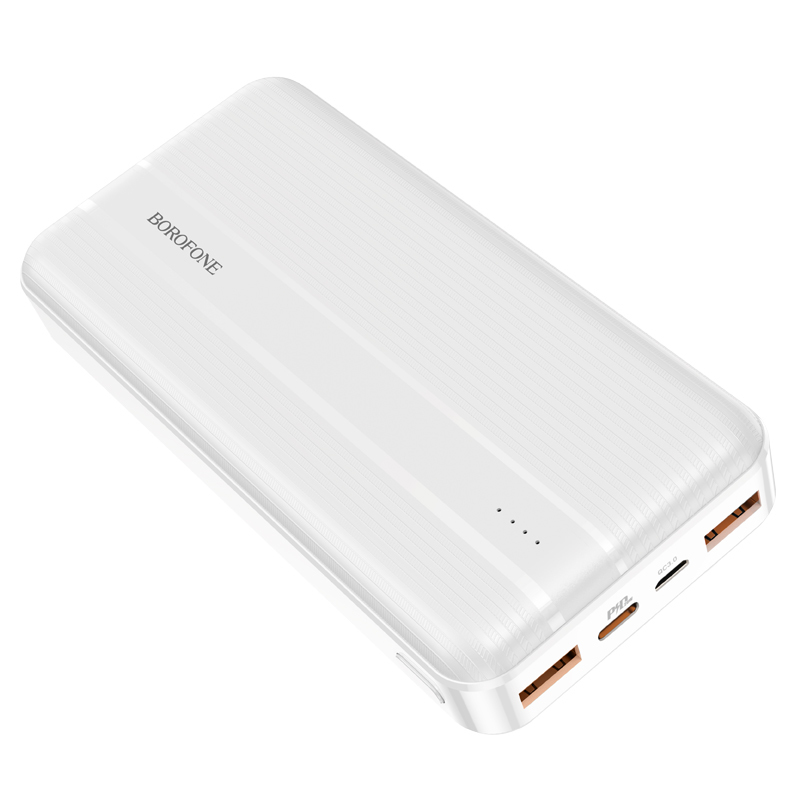 I Borofone Power Bank 20000mAh BJ9A Uranus - 2xUSB + Typ C - PD QC 3.0 22,5W biały #AKUM732