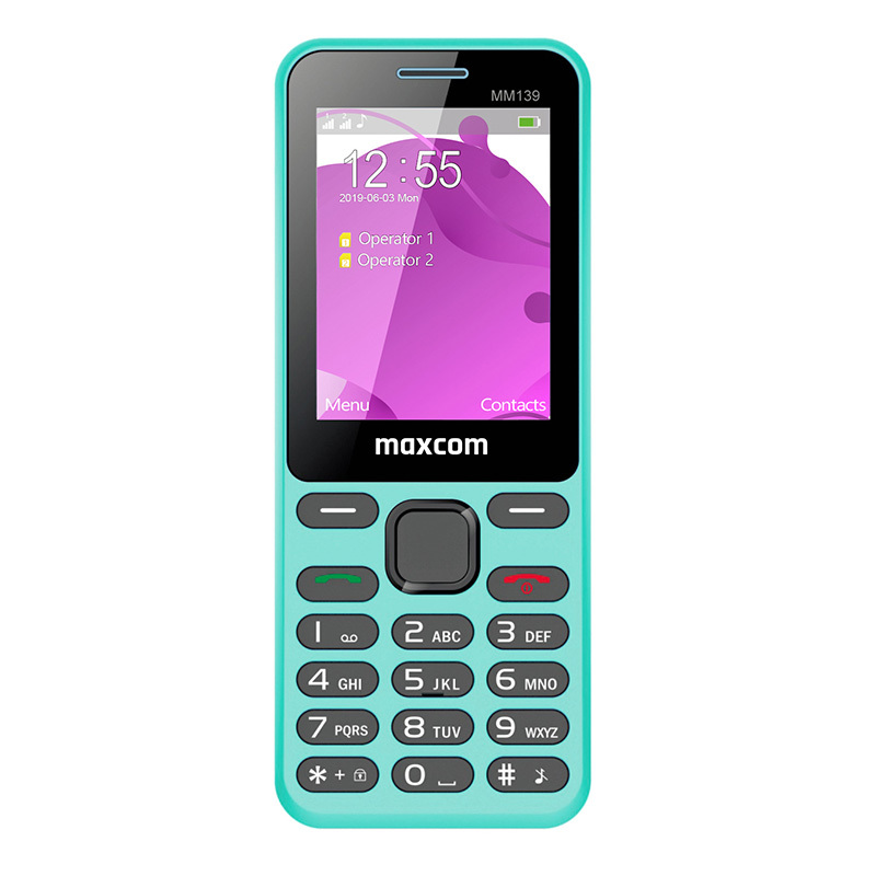 I Telefon - MAXCOM MM 139 dual sim NIEBIESKI #TEL203