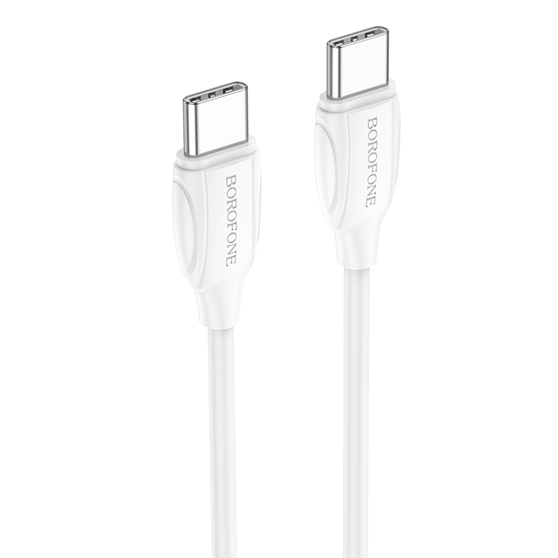 I Borofone Kabel BX19 Double-speed - Typ C na Typ C - PD 60W 3A 1 metr biały #KABAV1044