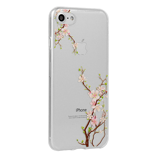 I Telone Floral Etui Silikon do Samsung Galaxy A6 Plus 2018 Cherry #POK024317