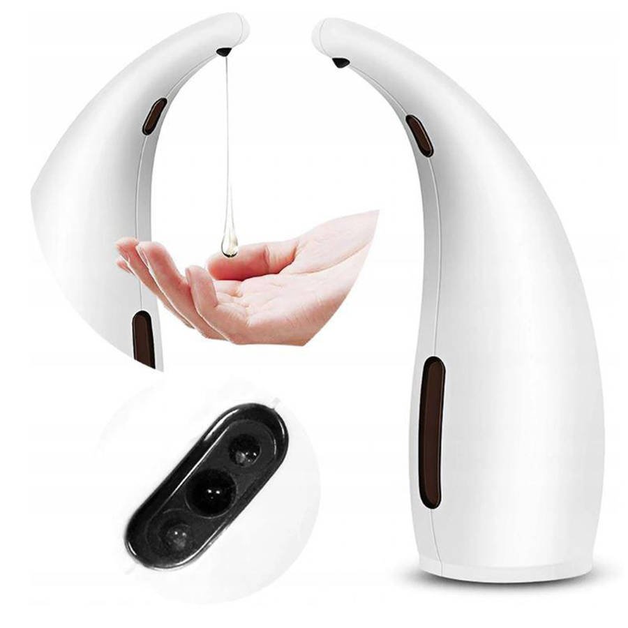 I Bezdotykowy dozownik do mydła w płynie 300ml Automatic Soap Dispenser YK1 biały #71028-uniw