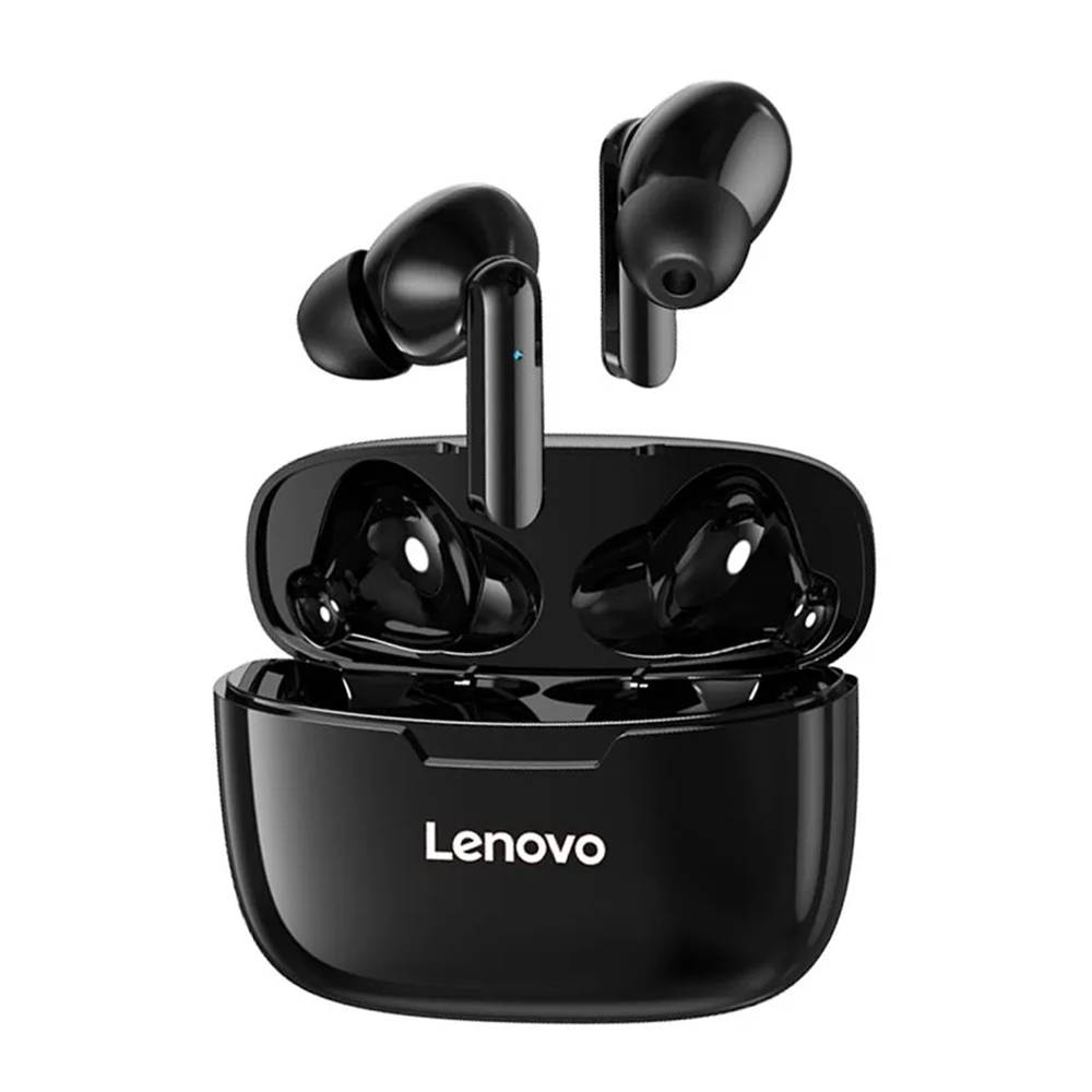 I Bezprzewodowe Słuchawki Dokonałowe Bluetooth 5.0 TWS Wodoodporne Lenovo XT90 czarne #73127-uniw