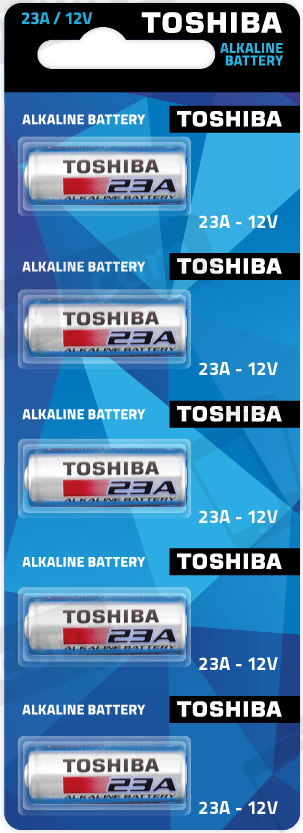 I BATERIA TOSHIBA ALKALINE 23A 5SZT #38318-uniw