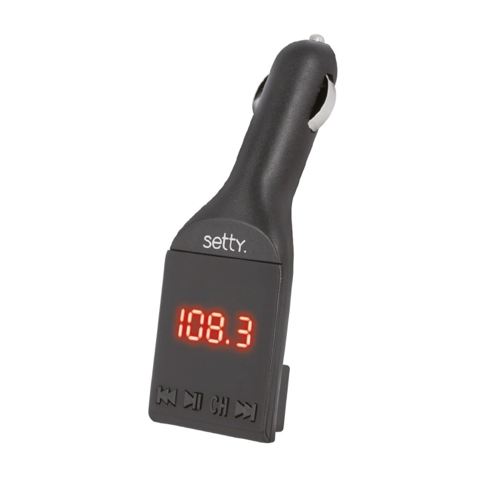I Transmiter FM Setty Ładowarka samochodowa USB Bluetooth 4.0 MicroSD USB +kabel AUX Jack 3.5mm #56527-uniw