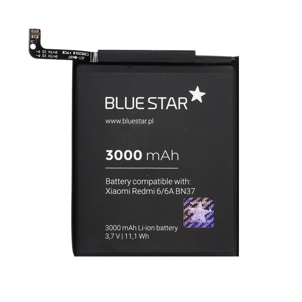 I Bateria XIAOMI REDMI 6 / 6A 3000 mAh BN37 Li-Ion Blue Star #67696-uniw