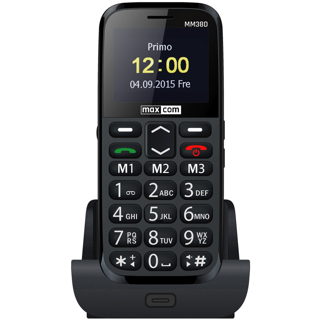 I Telefon Komórkowy MAXCOM MM38D czarny #78002-uniw