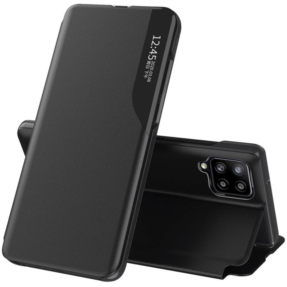 I Etui SAMSUNG GALAXY A12 / M12 Flip Leather Smart View czarne #72684-uniw