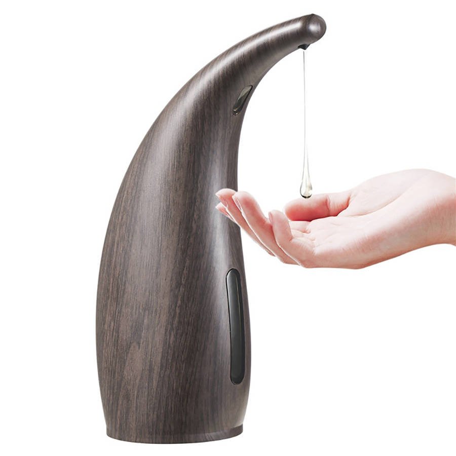 I Bezdotykowy dozownik do mydła w płynie 300ml Automatic Soap Dispenser brązowy #71031-uniw