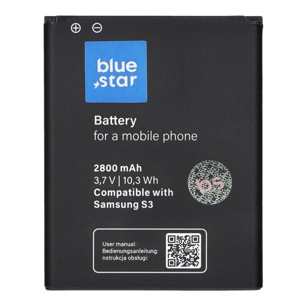 I Bateria do Samsung I9300 Galaxy S3 2800 mAh Li-Ion Blue Star PREMIUM #439926