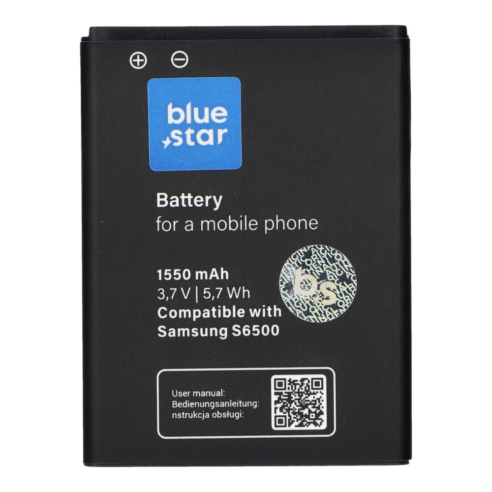 I Bateria do Samsung S6500 Galaxy Mini 2/ Galaxy Young (S6310)/ Galaxy Ace Plus (S7500) 1550 mAh Li-Ion Blue Star PREMIUM #439618